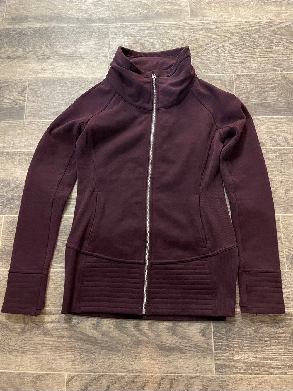Lululemon Radiant Jacket Plum Full-Zip Bomber - Picture 2 of 7